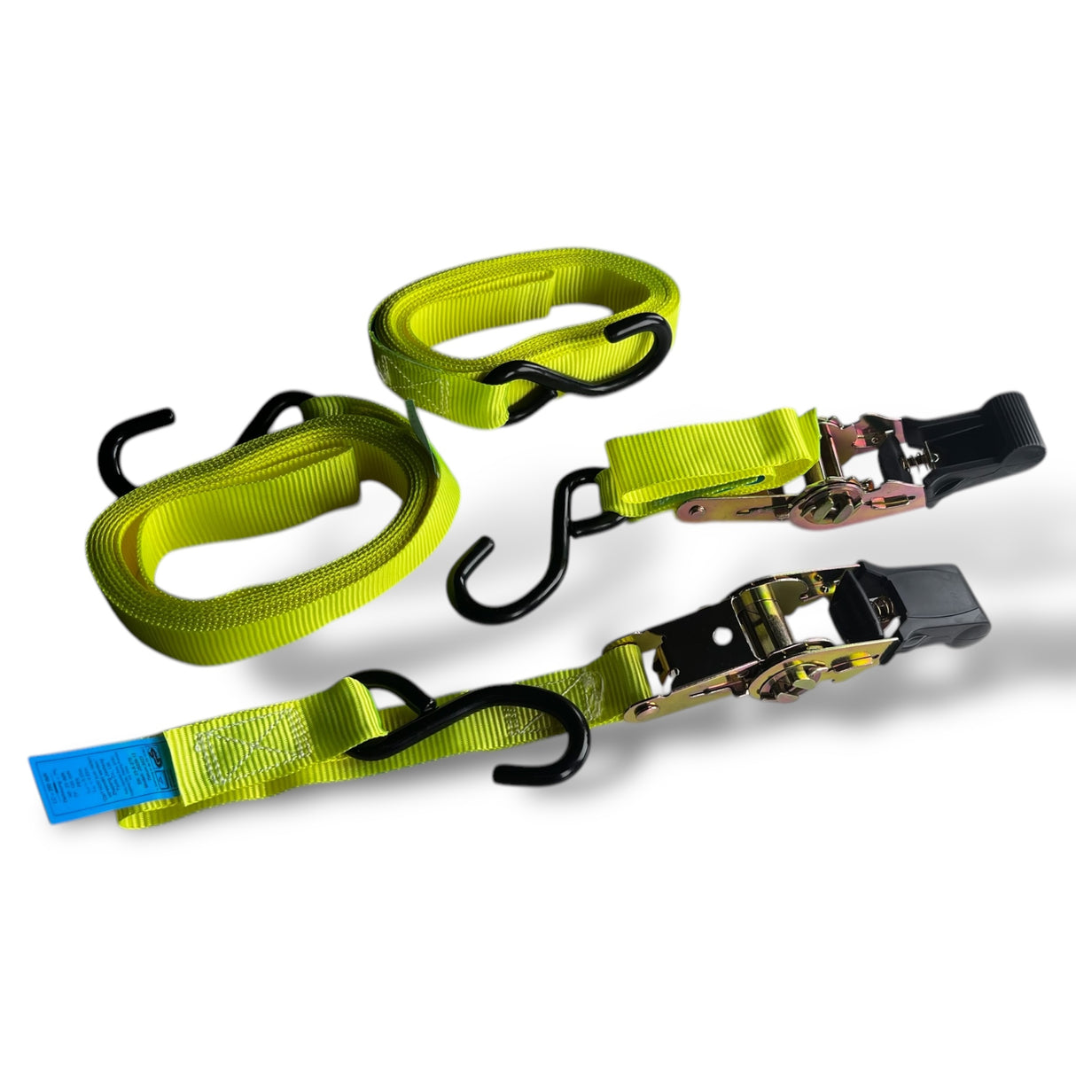 Ratschenzurrgurt zweiteilig mit S-Haken 500cm x 2,5cm 2 Stück