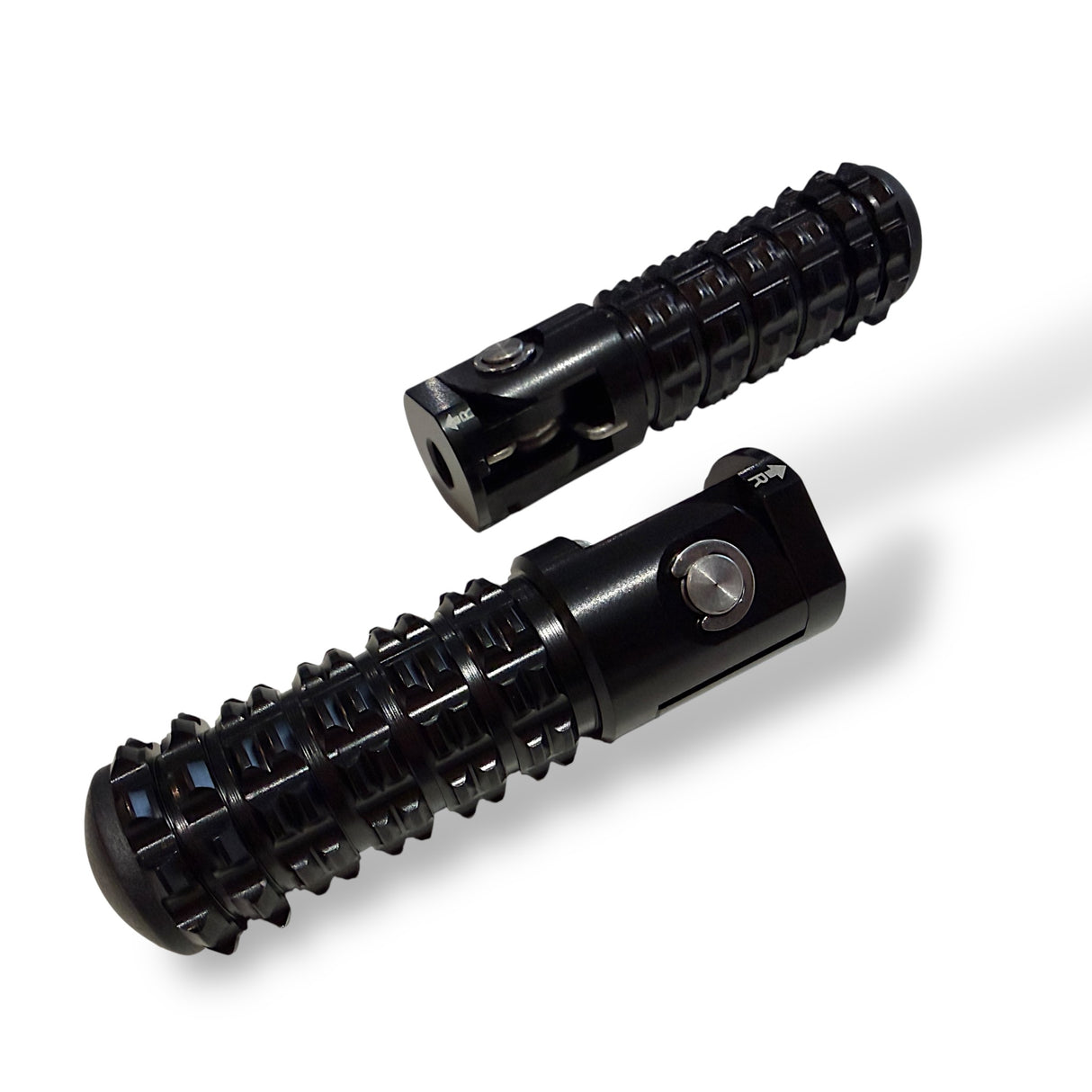 2Wheels Company klappbare Fußrasten Motorrad, Pitbike & MiniGP – ink. Slider