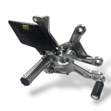 2Wheels Company Fußrastenanlage EVO-TECH Kawasaki ZX6-R 2006-2023