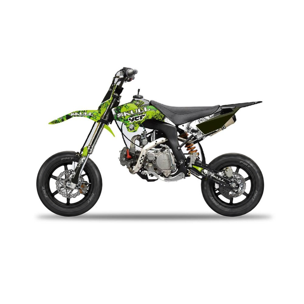 Dekor-Kit – für YCF SM125 | SM155 | SM190 Skull Green