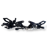 2Wheels Company EVO-TECH Fußrastenanlage Yamaha YZF R1 2015-2025 RN32 RN49 RN65
