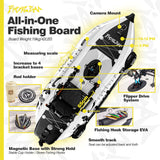 Spatium Fishleap Premium Inflatable Fishing Kayak with Pedal Drive System (Tusker) – Including Accessories