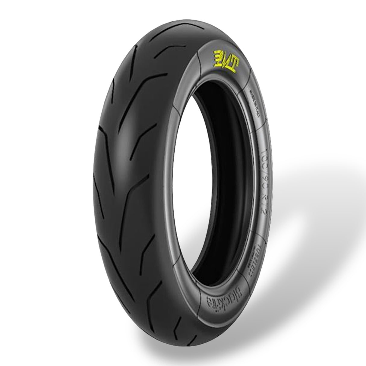 PMT SET Black Fire Reifen Slick Pitbike 100/90-12 Soft