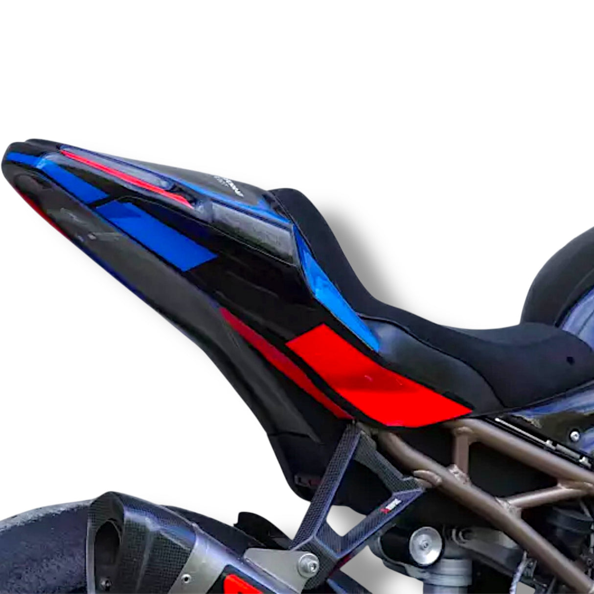BMW S1000RR 2019–2024 / S1000R 2021+ Rennsitzpolster Racing Seat mit Dzus Fastener