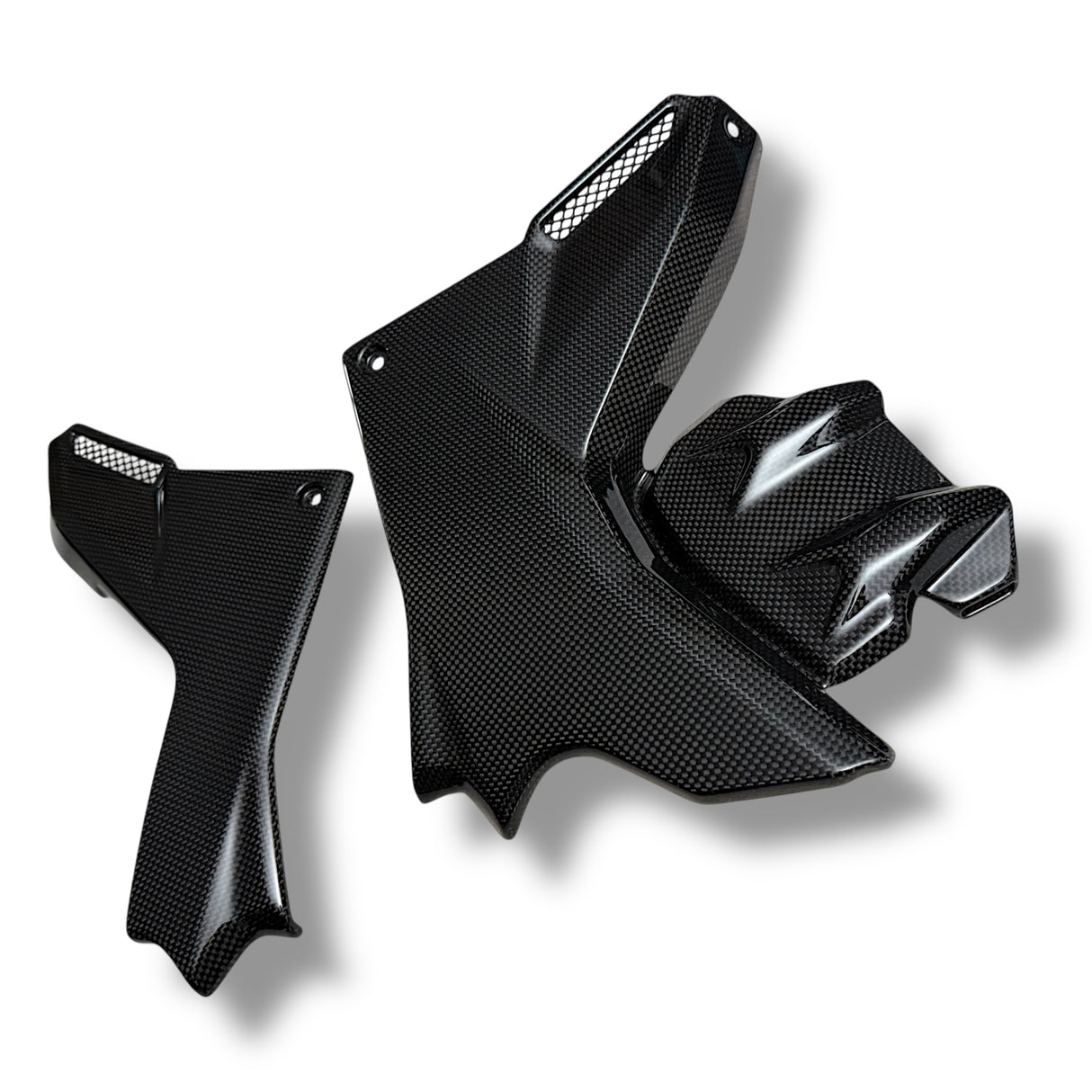 Seitenverkleidung in Zylinderkopfabdeckung Carbon Ducati Multistrada V4