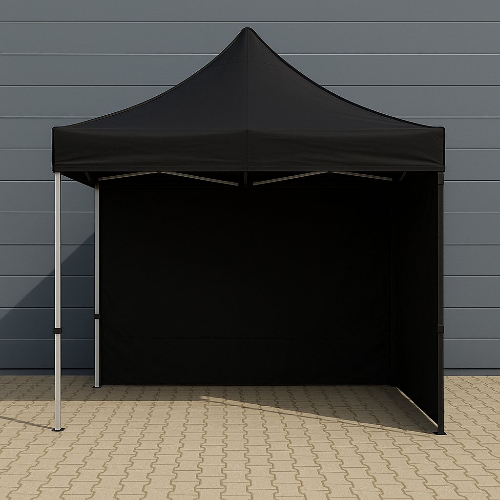 2Wheels Company Eventzelt Faltpavillion 3m x 3m Pavillion Hexagonal Rahmenprofil 30-50mm