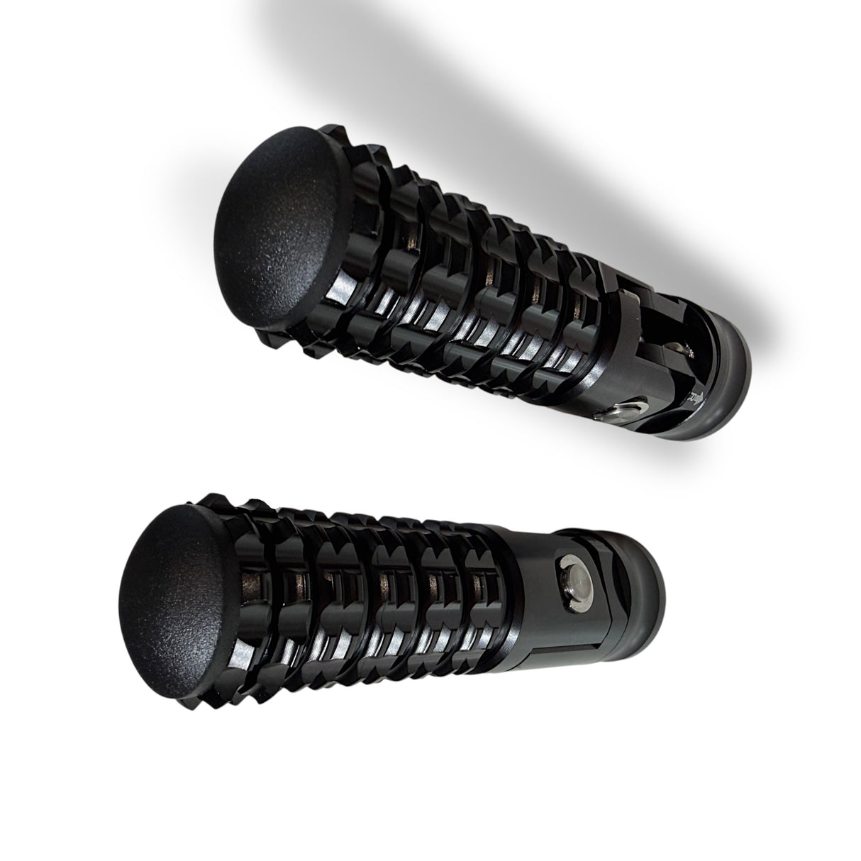 2Wheels Company klappbare Fußrasten Motorrad, Pitbike & MiniGP – ink. Slider