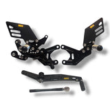 2Wheels Company Fußrastenanlage EVO-TECH Yamaha YZF-R6 2006-2025