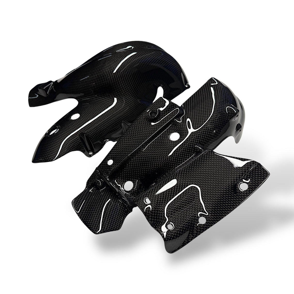 Manifold cover heat protection carbon Ducati Panigale V4 Streetfighter V4