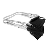 Campingstuhl / Regiestuhl aus Aluminium mit Nylonbezug Schwarz