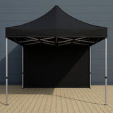 2Wheels Company Eventzelt Faltpavillion 3m x 3m Pavillion Hexagonal Rahmenprofil 30-50mm