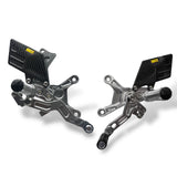 2Wheels Company Fußrastenanlage EVO-TECH Kawasaki ZX6-R 2006-2023