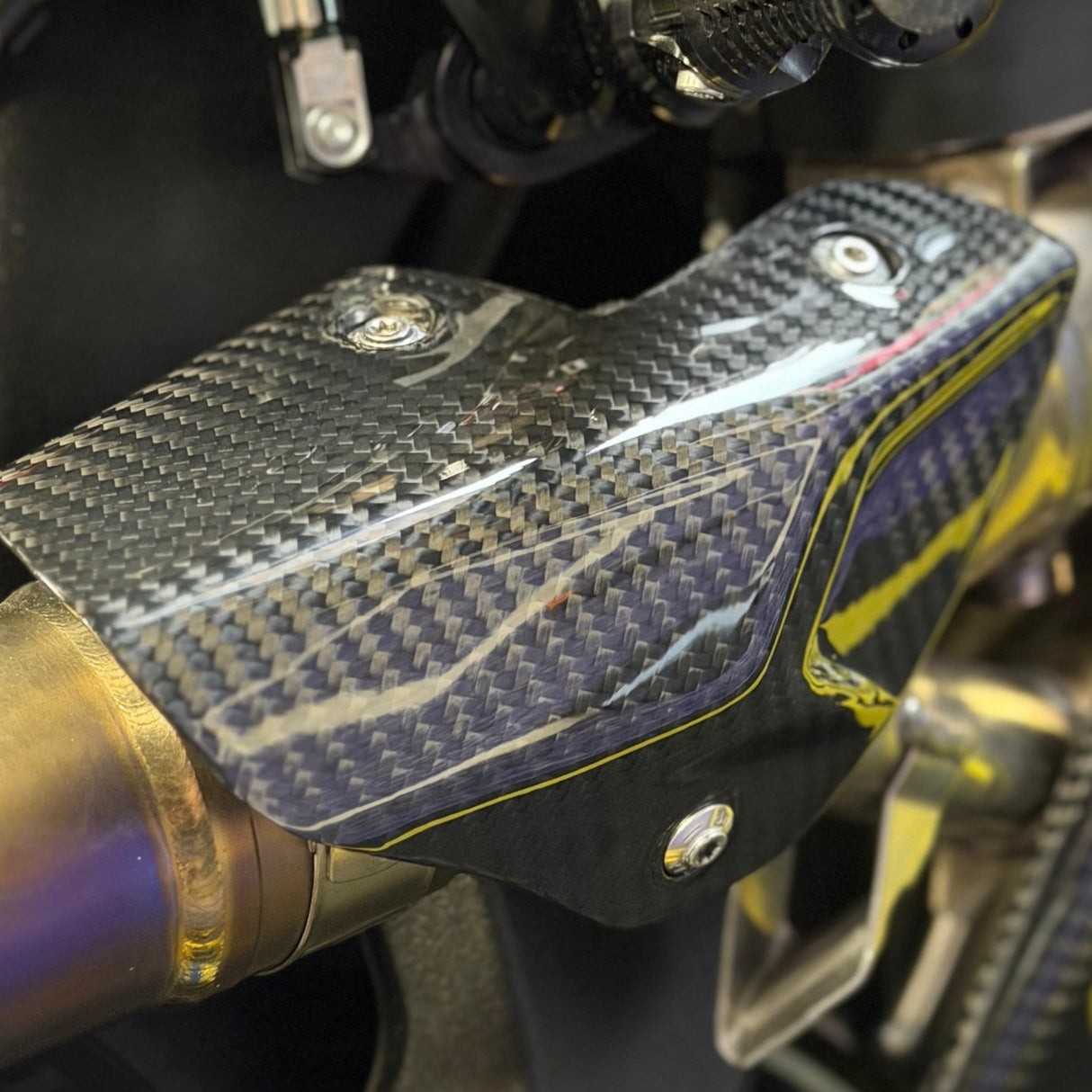 Auspuffblende Hitzeschutz Carbon BMW S1000R M1000R 2021+