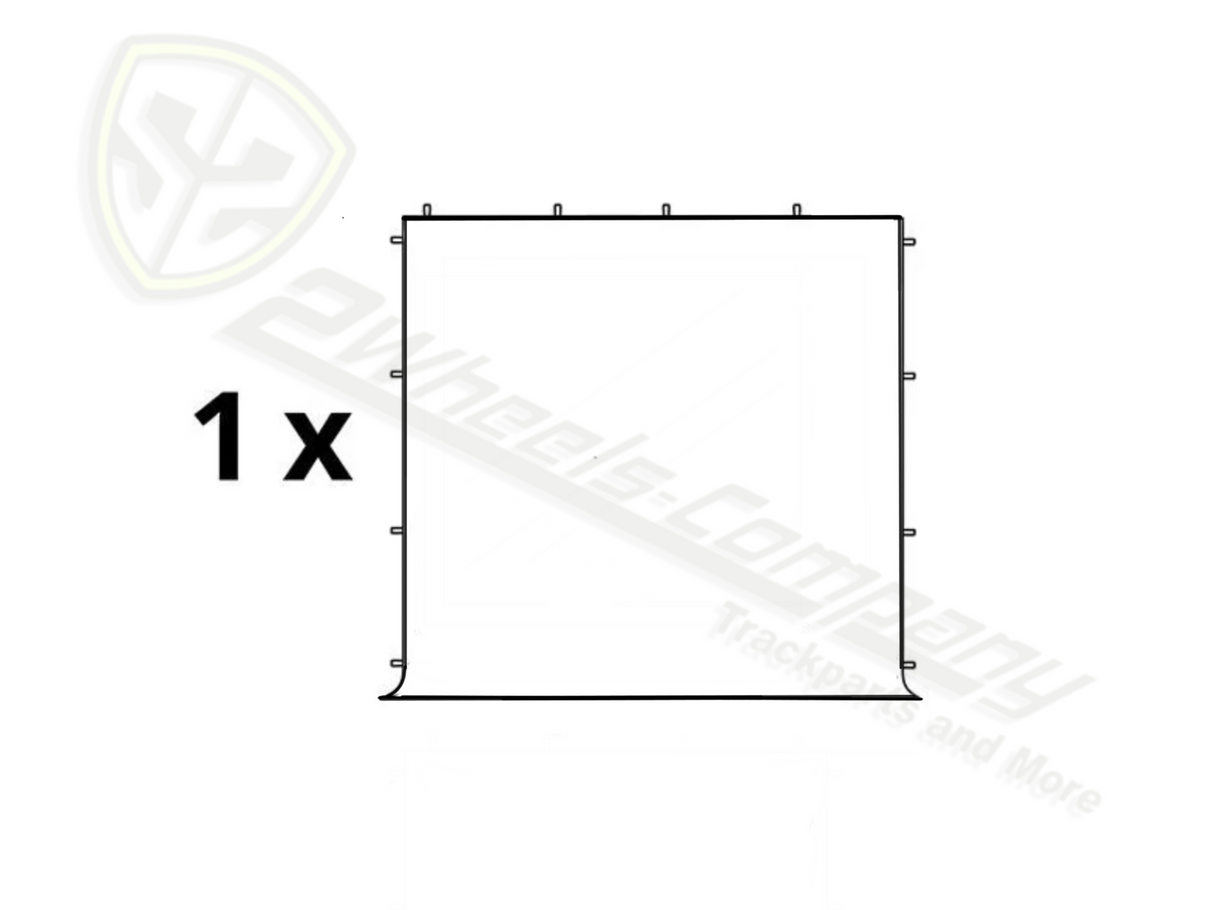 Tent wall for folding pavilion racing tent 3m