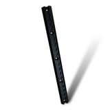 Airline Schiene, 50 cm lang, schwarz, eckig