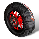 2Wheels Company Reifenwärmer Superbike EVO-Tech Pro ink. Felgenbettheizung Digital 0°-100° einstellbar 120/ 180-200 17 Zoll