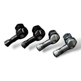 2Wheels Company Reifenventil 11,3 mm Winkelventil Alu Schwarz / Grau