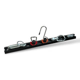 Airline Schiene, 50 cm lang, schwarz, eckig