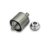 Starter-Aufsatz Pitbike Polrad für Akkuschrauber – Aluminium 7075 / Edelstahl