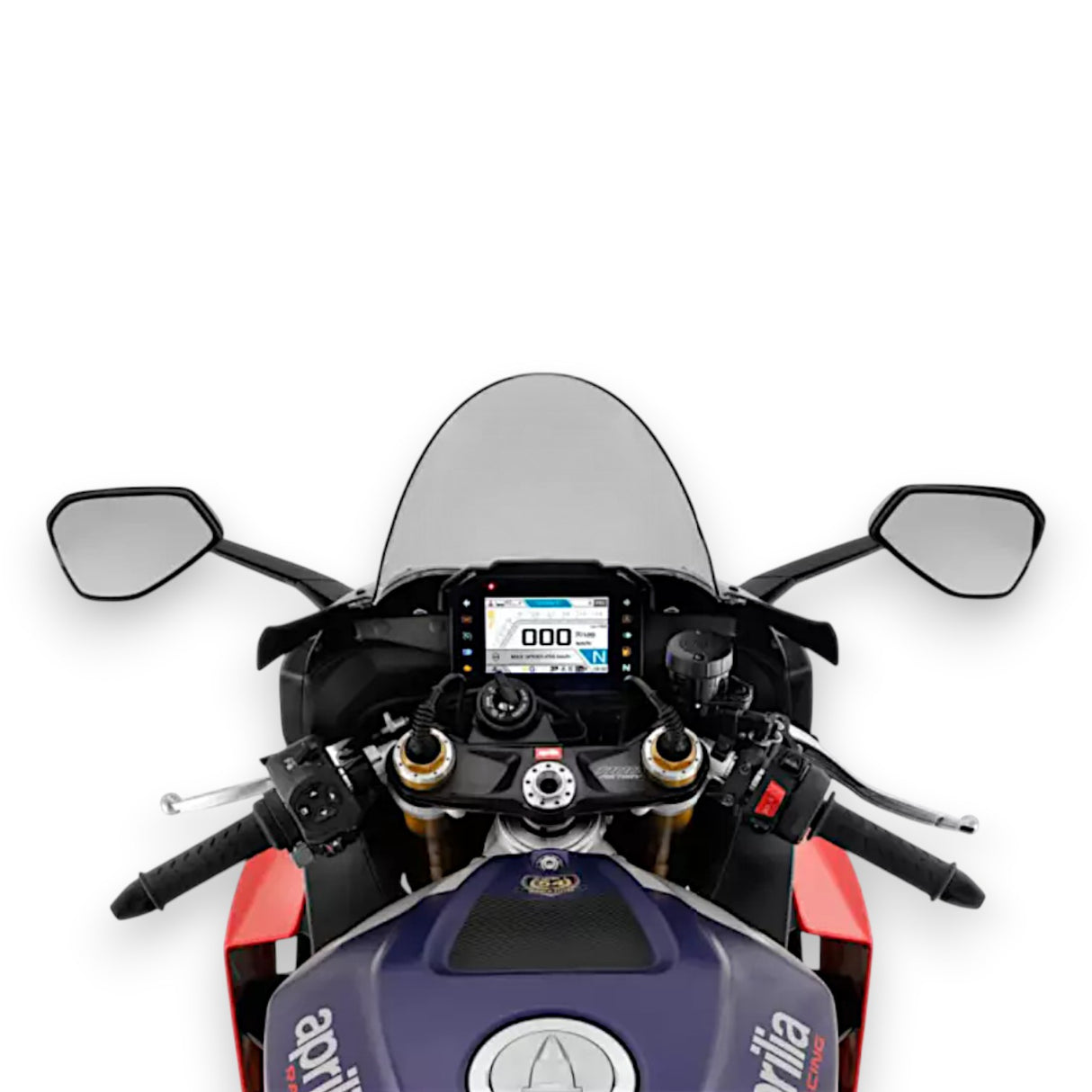 Verkleidungsscheibe / Windschild für Aprilia RSV4 2021–2024 – Klar, mit Erhöhung