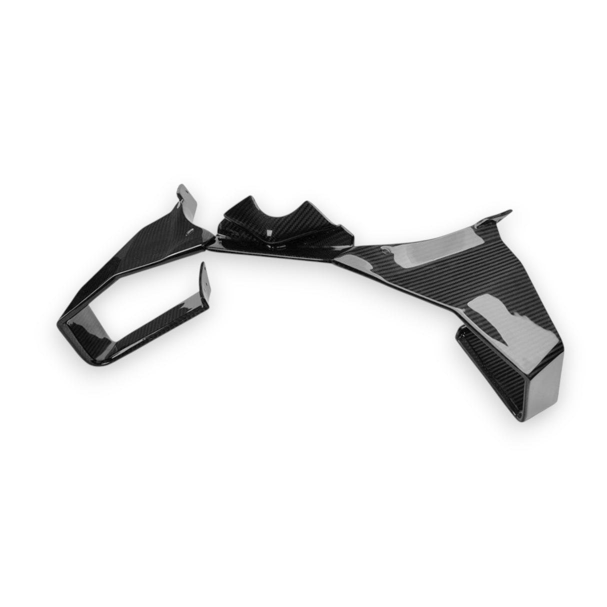 Mittelteil / Verbindungsstück für Carbon Winglets – passend für BMW S1000RR 2019+ M1000RR Optik Frontspoiler Halter