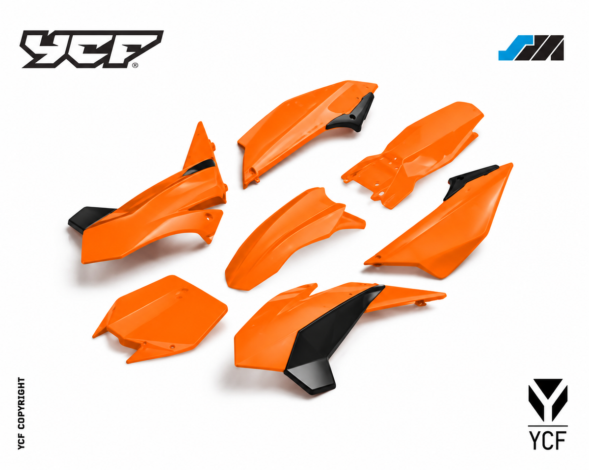 YCF Plastik Kit SM150 SM190 Supermoto div. Farben