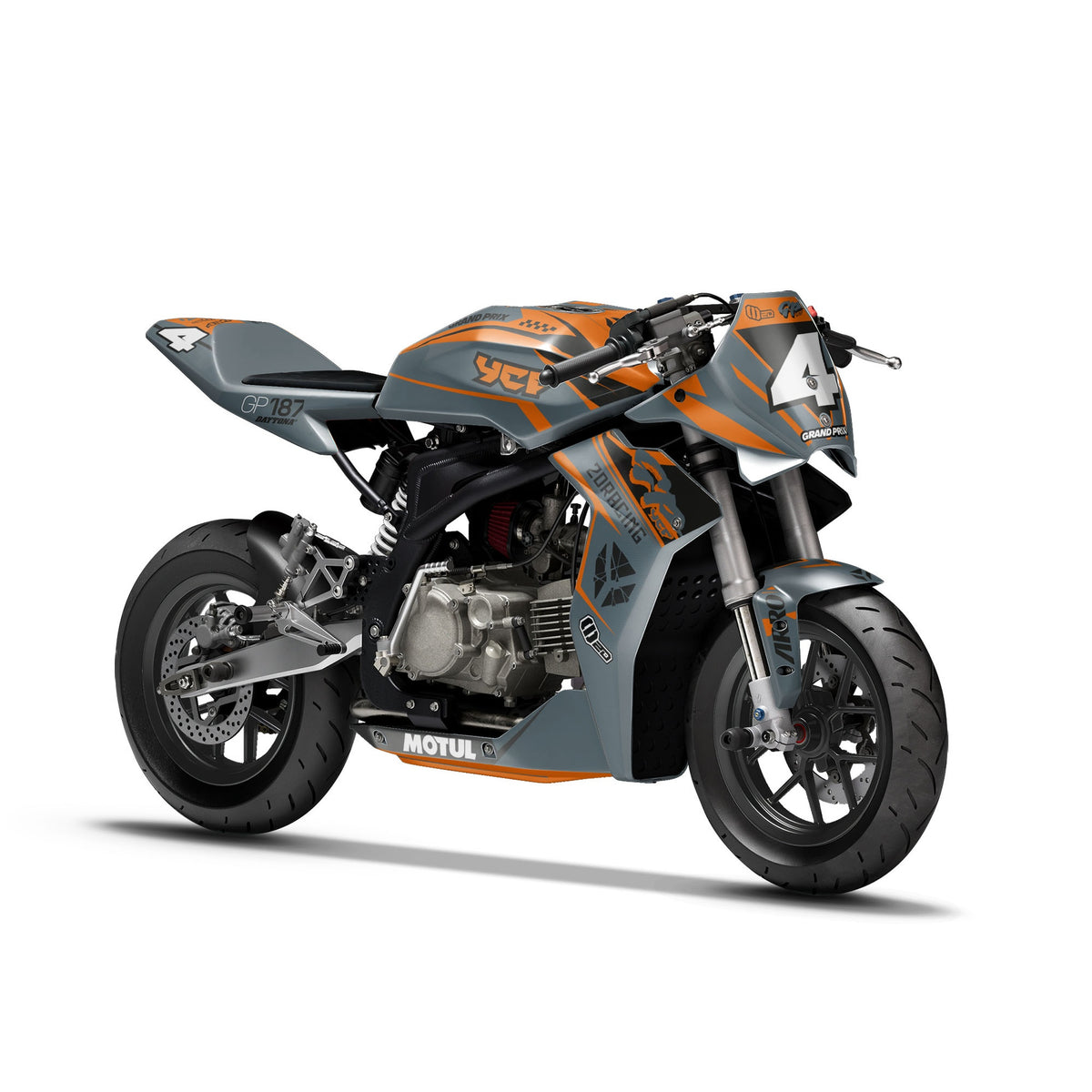 Dekor-Kit – für YCF Mini GP 107 | GP 157 | GP 187 Grey