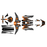 Dekor-Kit – für YCF Mini GP 107 | GP 157 | GP 187 Orange