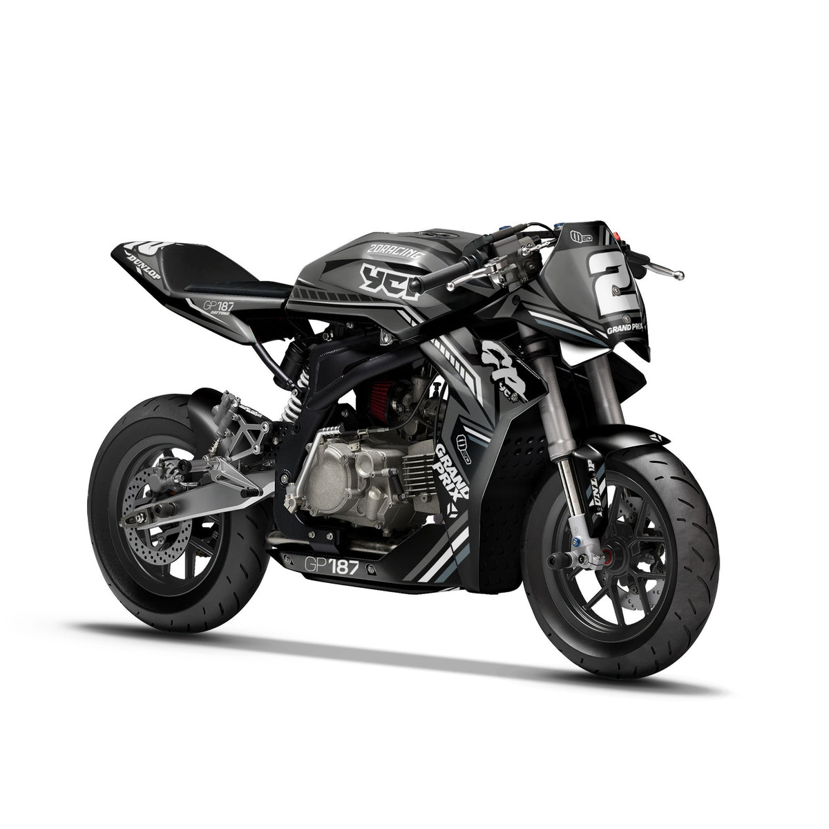 Dekor-Kit – für YCF Mini GP 107 | GP 157 | GP 187 Grey