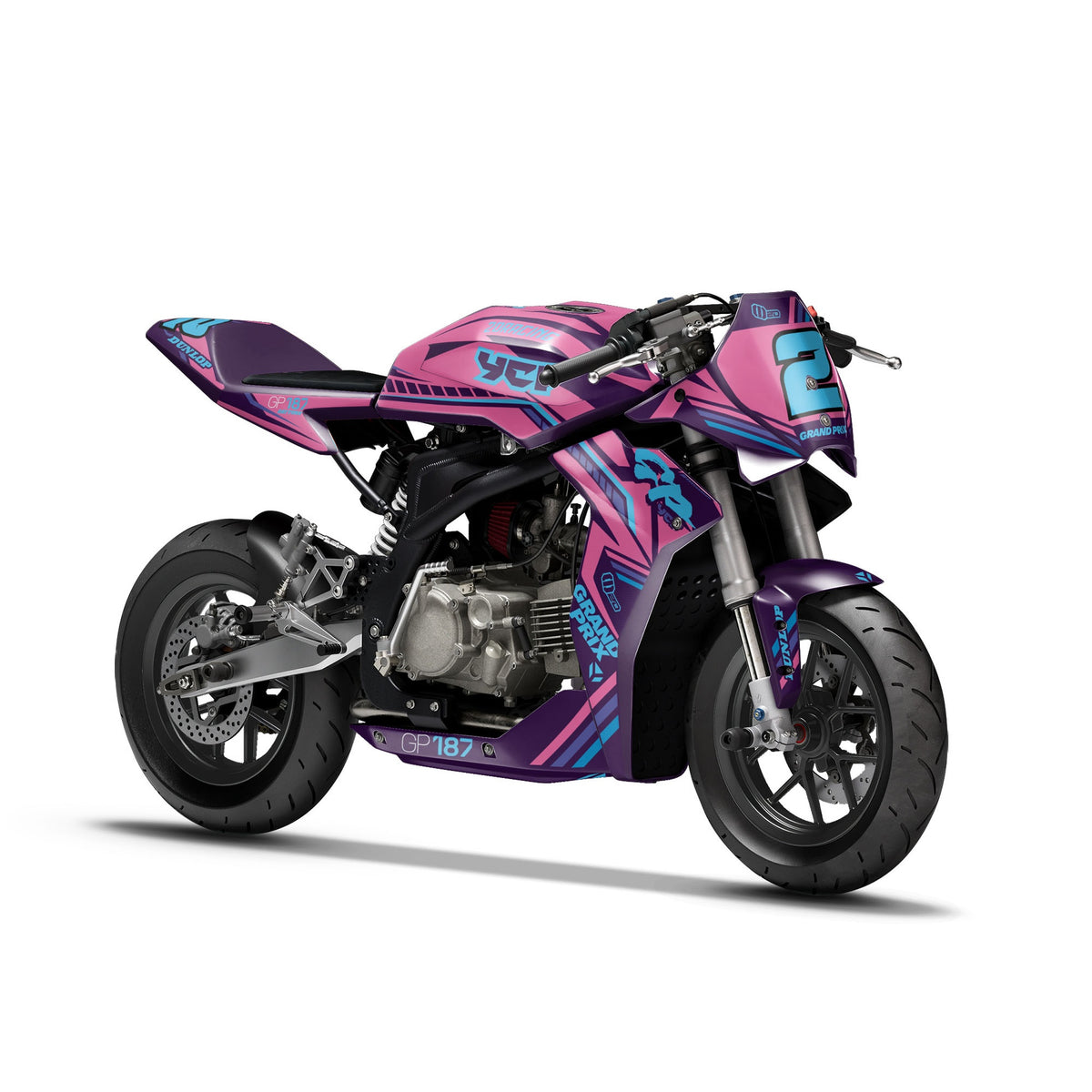 Dekor-Kit – für YCF Mini GP 107 | GP 157 | GP 187 Pink 2.0