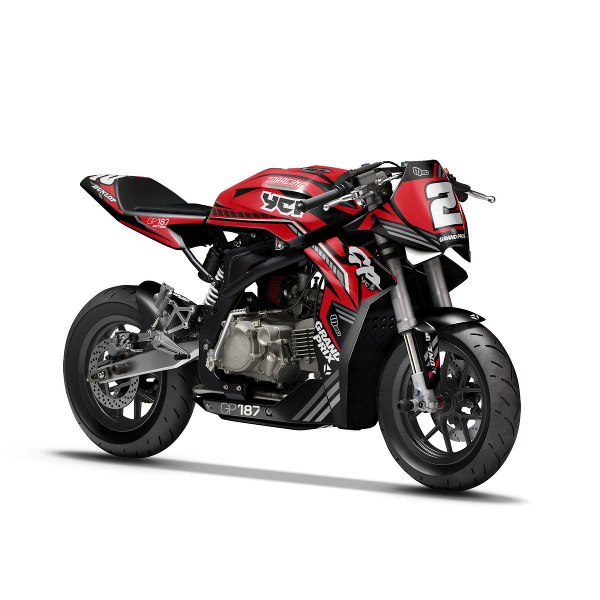 Dekor-Kit – für YCF Mini GP 107 | GP 157 | GP 187 Red 2.0