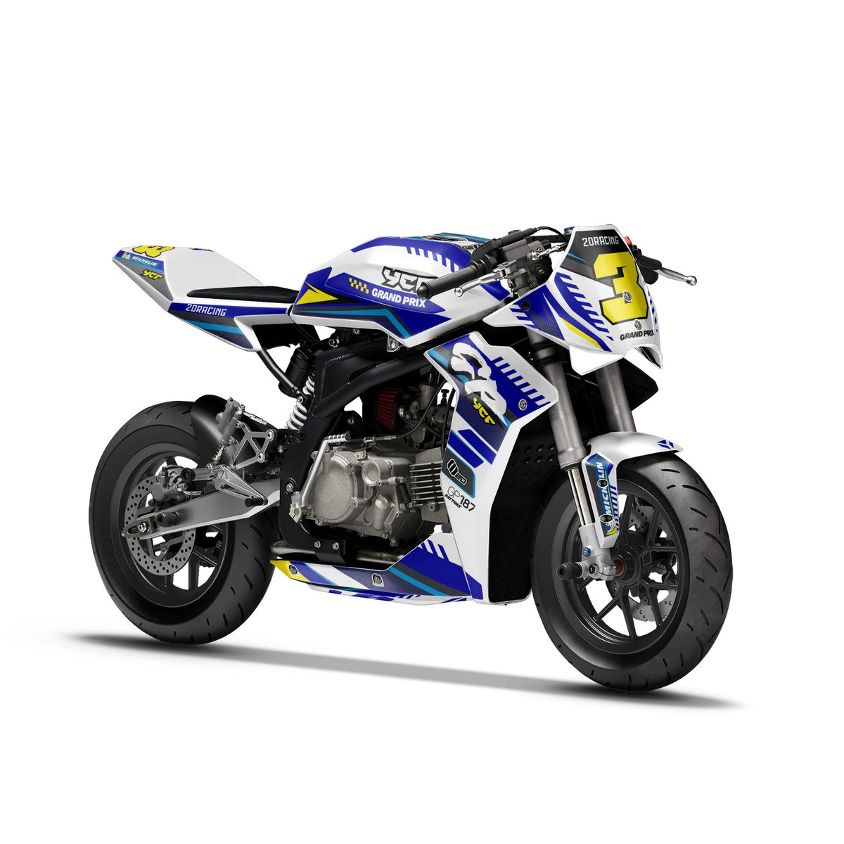 Dekor-Kit – für YCF Mini GP 107 | GP 157 | GP 187 White