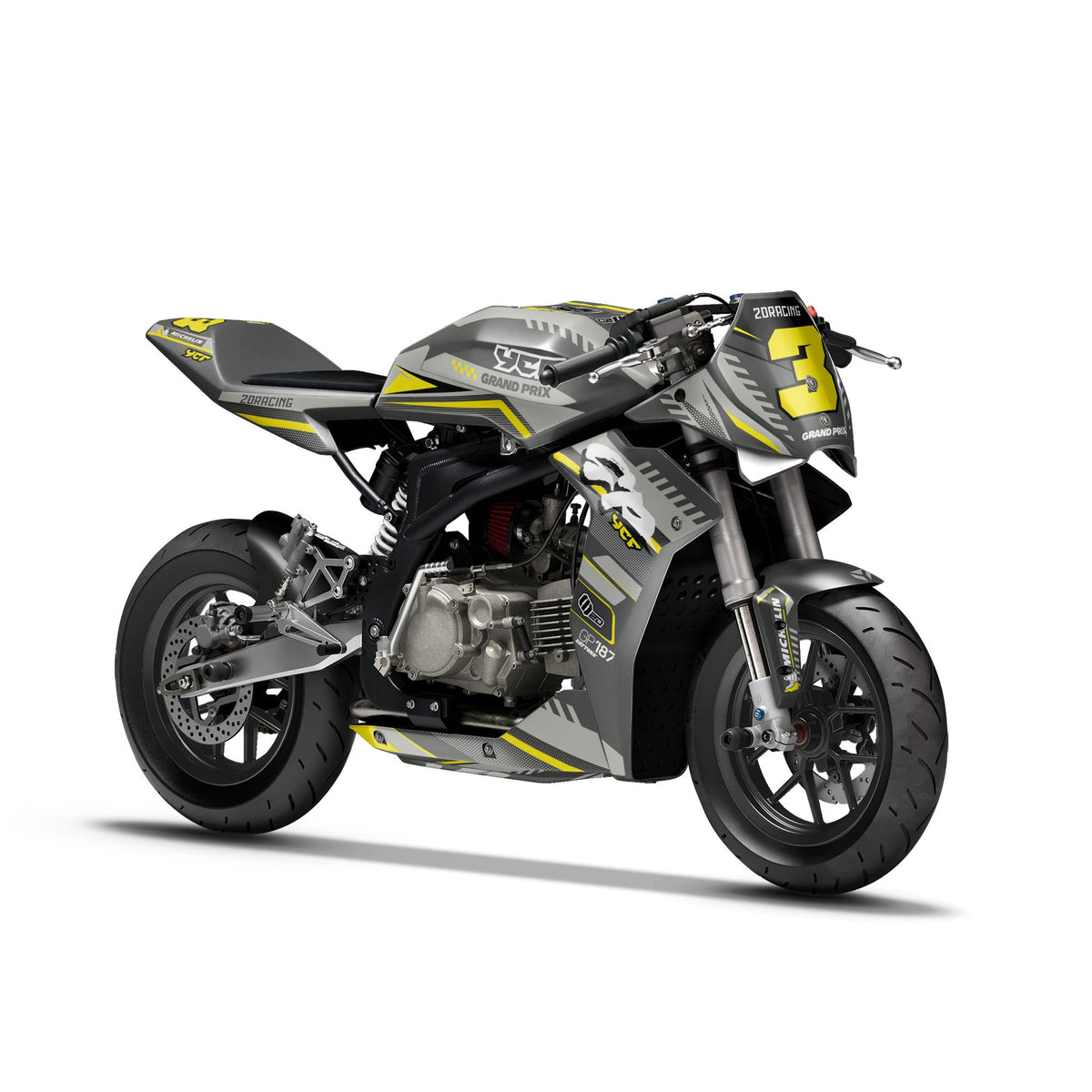 Dekor-Kit – für YCF Mini GP 107 | GP 157 | GP 187 Yellow 2.0
